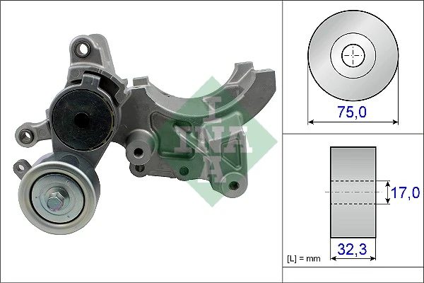 Belt Tensioner, V-ribbed belt